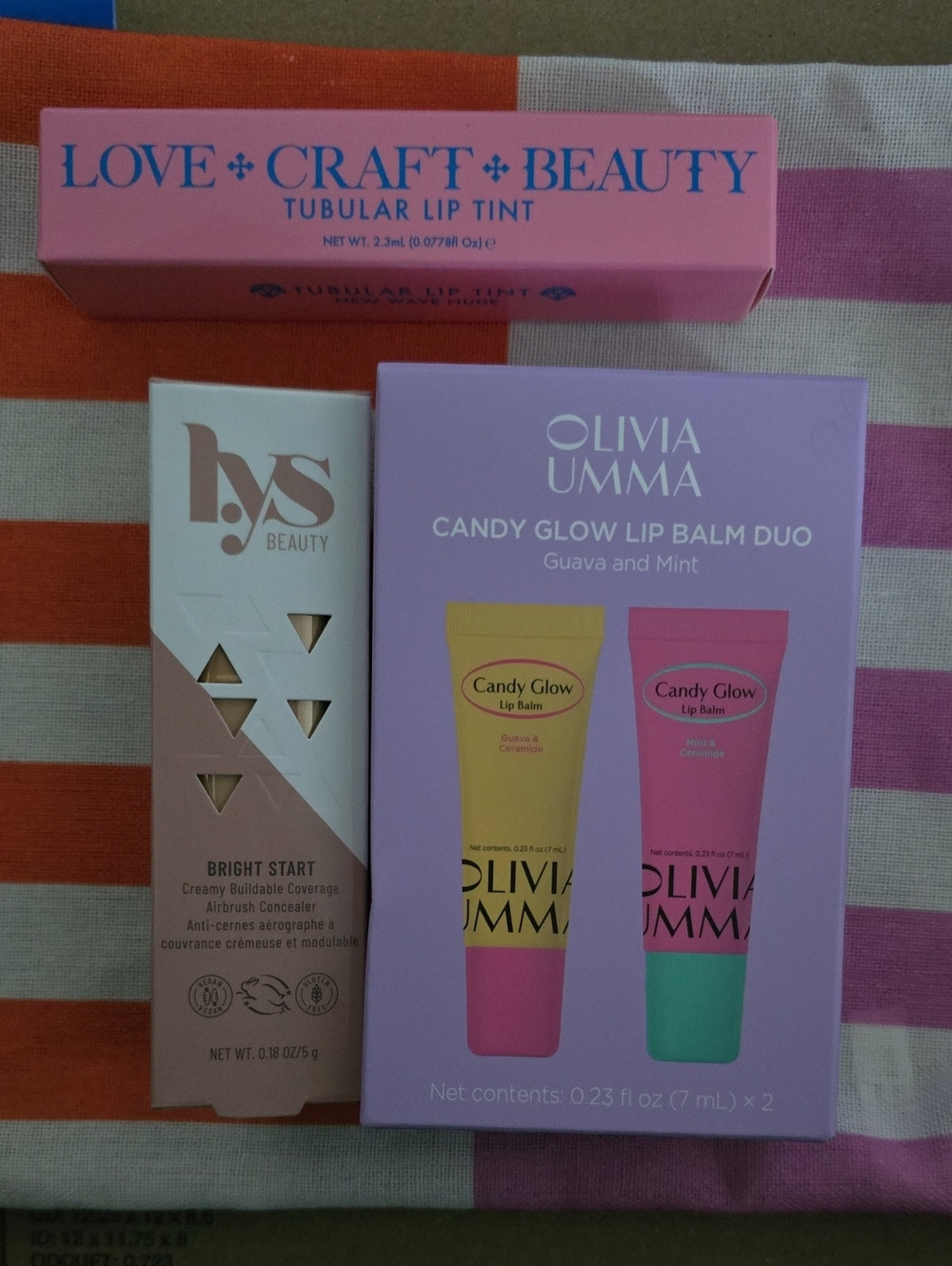 Bundle Of GLOW LIP BALM, LIP TINT, AND NEUTRAL BUFF CONCEALER All BRAND NEW